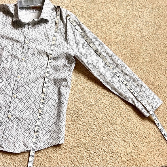 ORIGINAL PENGUIN Heritage Slim Fit Long Sleeve Button Down Shirt—SZ. 16 32/33 - Picture 13 of 15